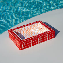 Load image into Gallery viewer, Scarlet and Orange / Swimming Pool Trinket Dish
