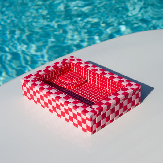 Pink and Pink / Swimming Pool Trinket Dish