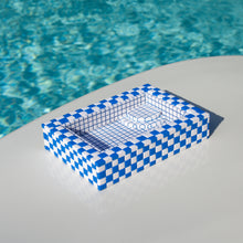 Load image into Gallery viewer, Blue and White / Swimming Pool Trinket Dish
