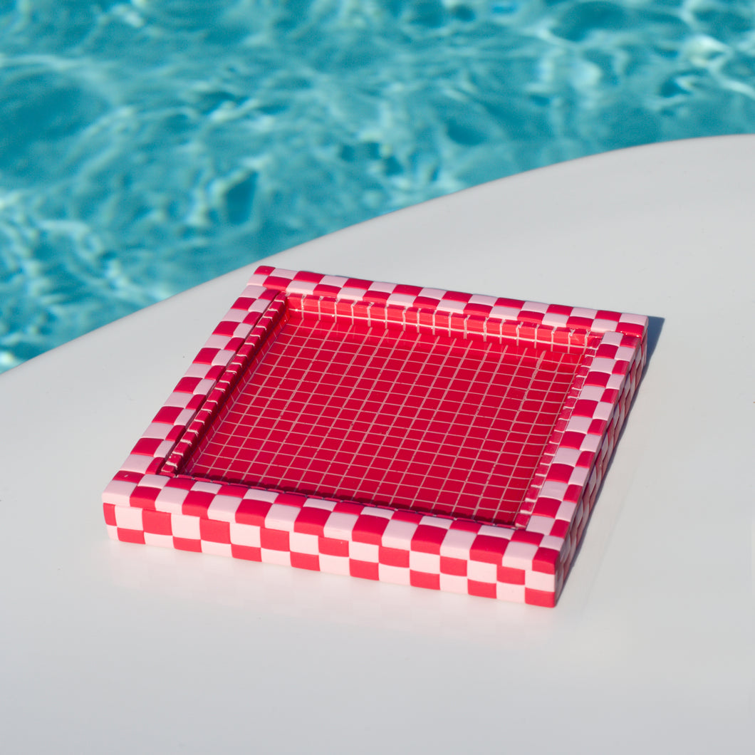 Pink and Pink / Swimming Pool Coaster