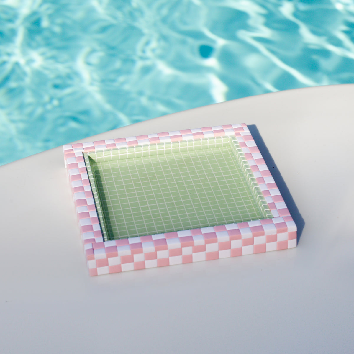 Pool Coasters Pink and Green / Swimming Pool Coaster – Shistine