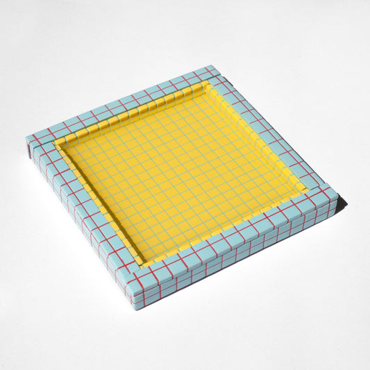Blue and Yellow / Swimming Pool Coaster
