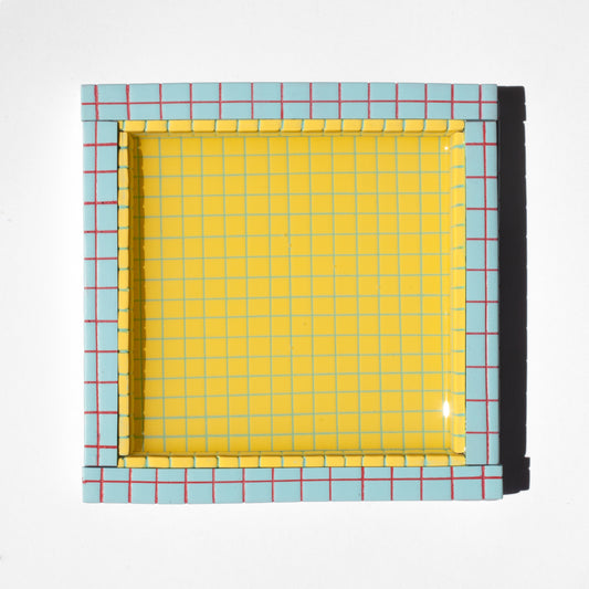 Blue and Yellow / Swimming Pool Coaster