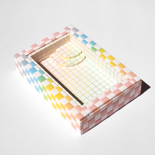 Pastel Gradient 2 / Swimming Pool Trinket Dish
