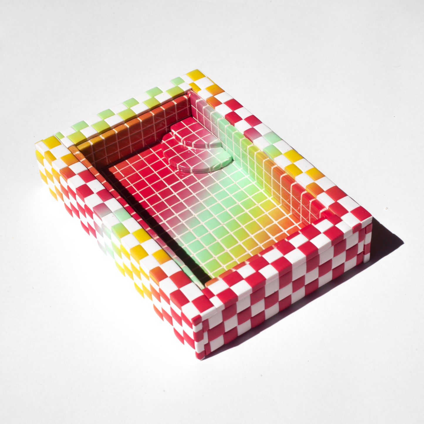 Bright Gradient / Swimming Pool Trinket Dish