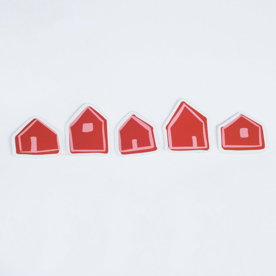 Red House Sticker Pack