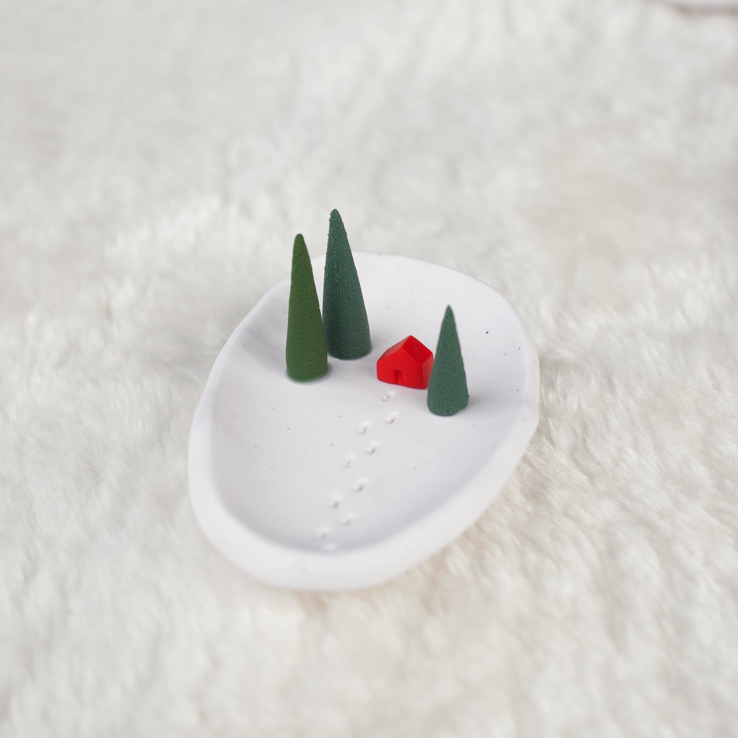 No. 9 (Set of 2) / Winter Trinket Dish