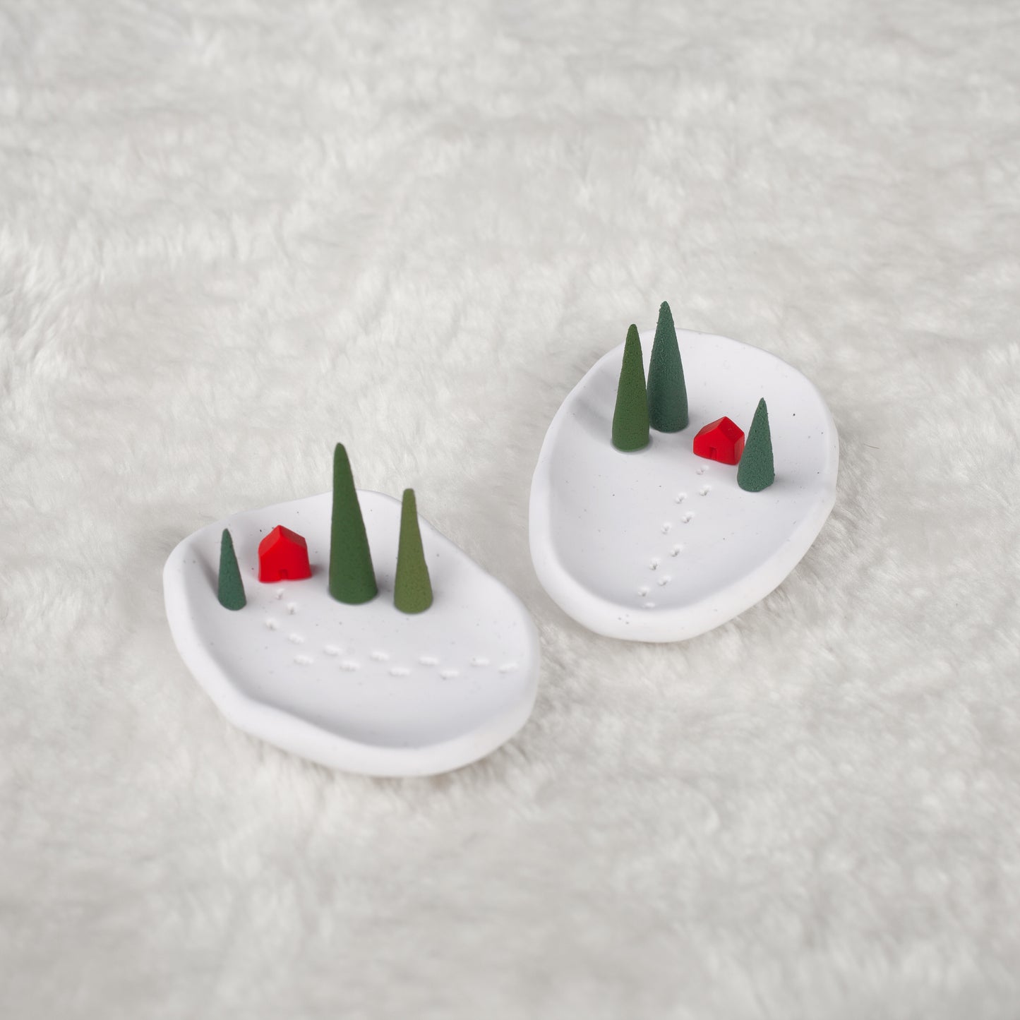 No. 9 (Set of 2) / Winter Trinket Dish